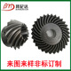 90度精密传动螺旋伞齿轮配件大x全1比2 4弧形锥齿轮来图来样定
