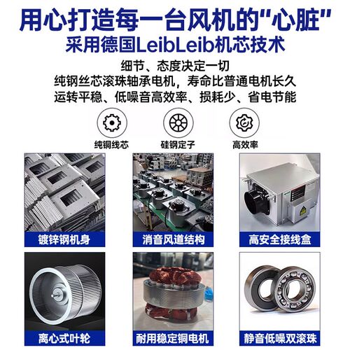 棋牌室排风系统超静音管道抽风机强力新风机N麻将馆排烟吸烟排气