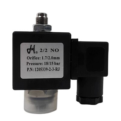 螺杆空压机电磁阀12053309-2-3v-RJ线圈Orifice1.7/2.0mm压力15KG