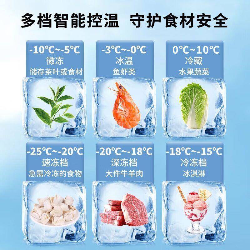 美凌MXJ时尚家大冰两容量式冷柜冷藏柜家用保鲜冰柜商卧用冷冻柜