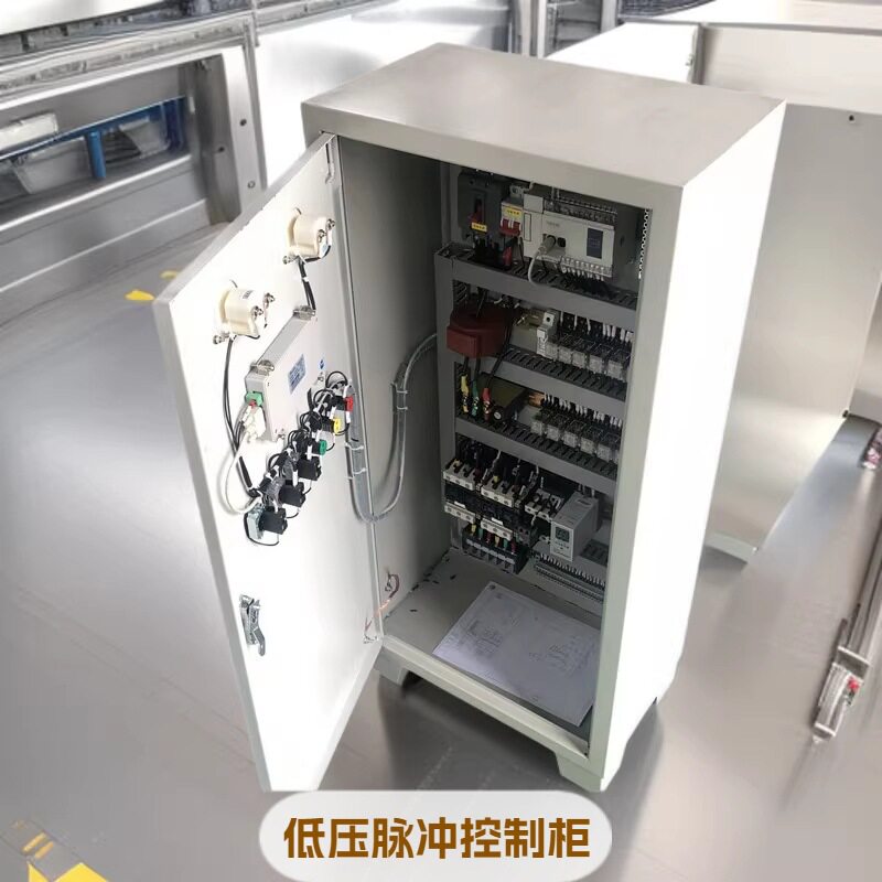 智能型低压控制柜PLC脉冲布袋除尘器电控箱双开门液晶显示屏柜