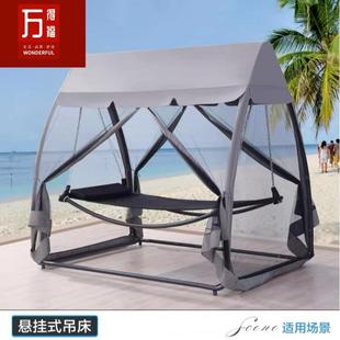外吊床吊秋籃千吊椅躺床室Q 8035外陽(yáng)閑臺(tái)庭院別墅花園家具休成戶人搖椅
