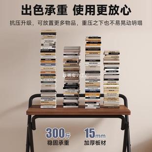 叠电脑桌学生家用折叠桌写字桌卧室床边小桌简子办 可折书桌免安装