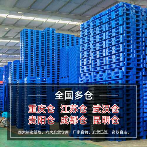 田川字料双面焊AVD胶接塑托盘冷库平板立体库货字架塑卡板仓库栈