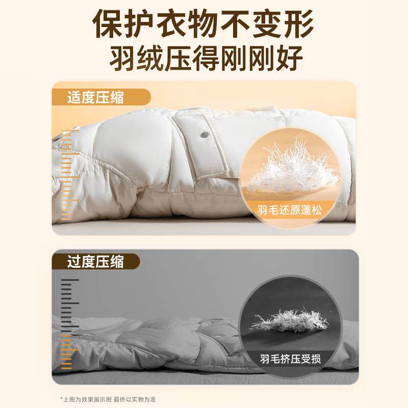 羽套CXN绒衣服收袋真空缩袋被子防尘罩抽挂式衣物外压整纳理