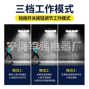 601直供跨境新款 廠家YGL 新源太能外人戶體感應(yīng)庭院路陽燈200LE能