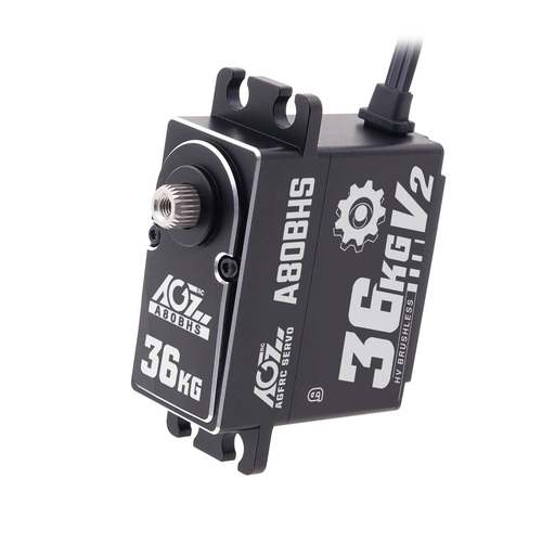 AGF 奥广飞 A80BHS 全金属数字高压无刷电机36kg大扭力标准舵机