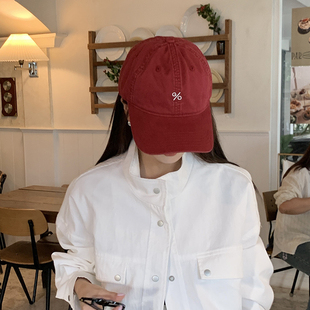 宽檐防晒遮阳帽鸭舌帽子 春夏新款 春野森川｜美式 复古做旧棒球帽