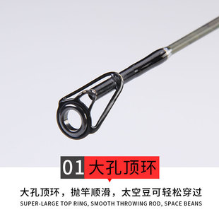 并继远投竿三节插节竿抛竿3.9m海杆CEARP锚鱼竿超轻硬海钓竿梭鱼
