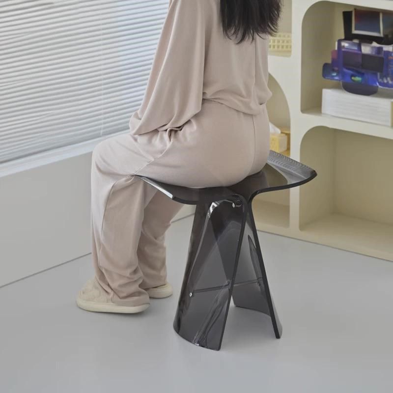 轻奢现代简约蝴蝶吧台椅亚克力家C用沙发边几高脚椅餐椅移动设计,商业/办公家具,人体工学椅,淘宝优惠券,粉丝福利购,淘宝优惠卷