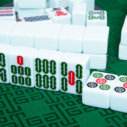 玉石麻将 四口麻将机专用高v档仿玉麻雀牌特大号四川麻将中号108