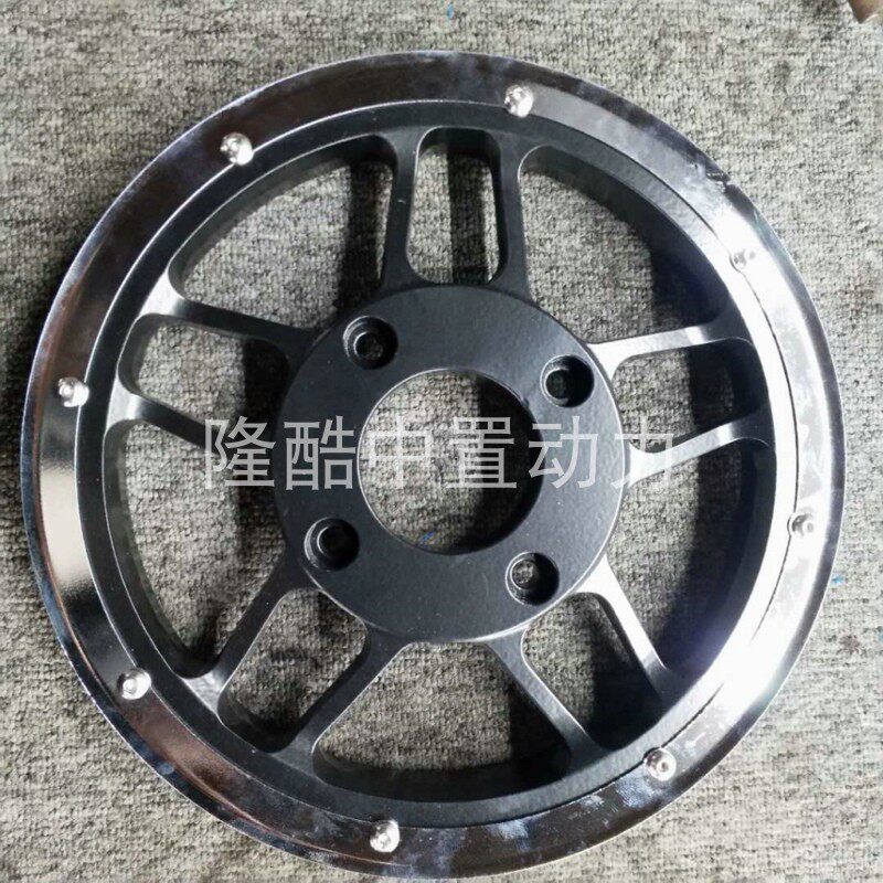 壹酷中置电机同步轮 小猴子M3皮带轮牙齿轮 M6中置链条.套装牙齿