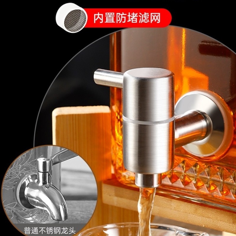 泡酒玻璃瓶高档密封药酒r罐酒缸酒坛10斤20斤装酒桶带龙头专用酒,厨房/烹饪用具,密封罐,淘宝优惠券,粉丝福利购,淘宝优惠卷