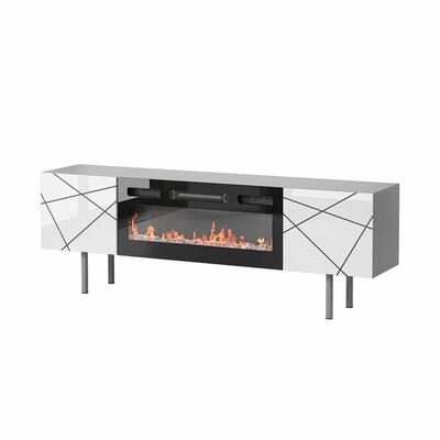 热销欧美澳36寸壁炉装饰柜加热定时遥控仿真火电壁炉芯fireplace