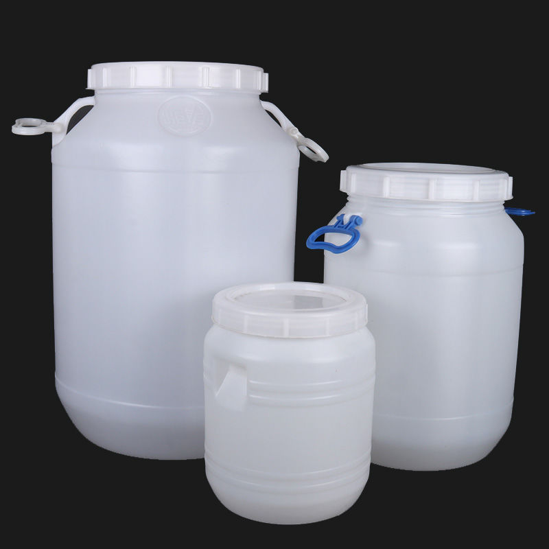 加厚塑料水桶家用储水桶25L50升75升100升食级酒桶油桶米桶带盖