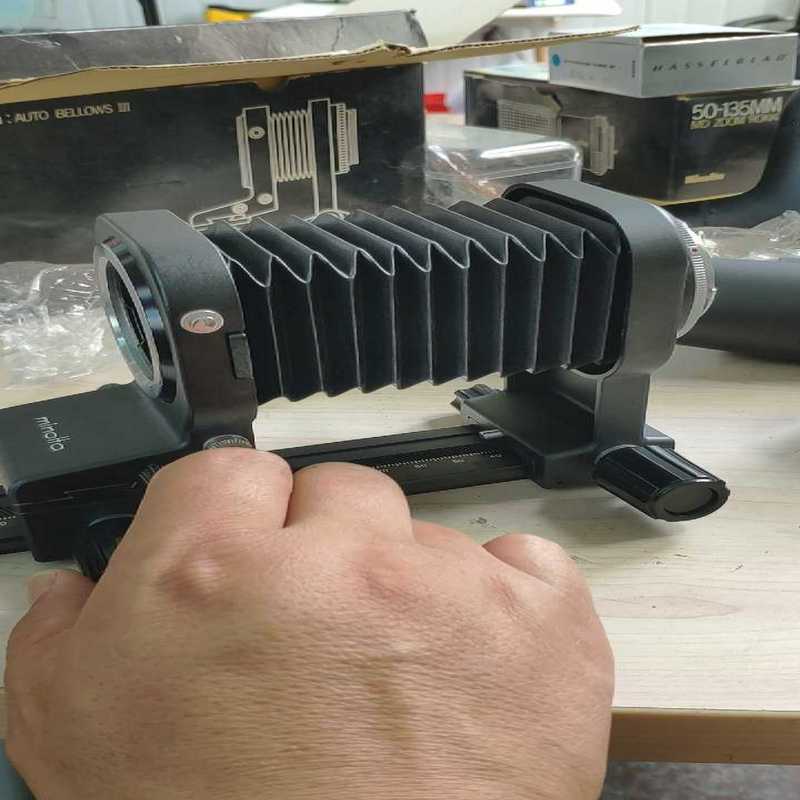 美能达AUTO BELLOWS III 对焦轨道 波纹管。。（崽载电子）