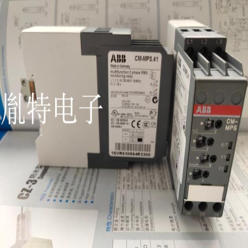 ABB 监视继电器 CM-MPS41德国进口相序保护器 1SVR630884R3300