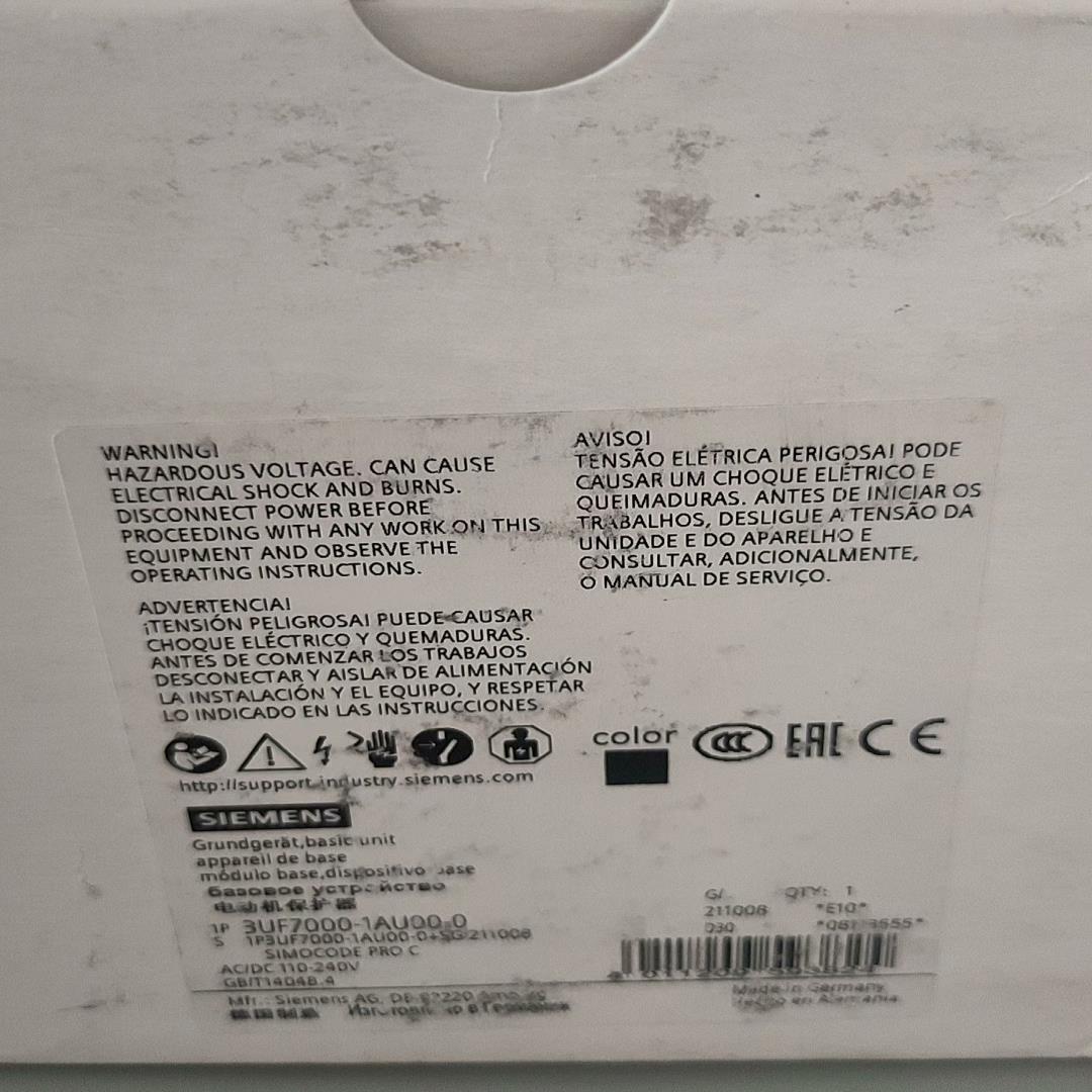 （议价）F7000-1AU00-0西门子电动机保护器模块