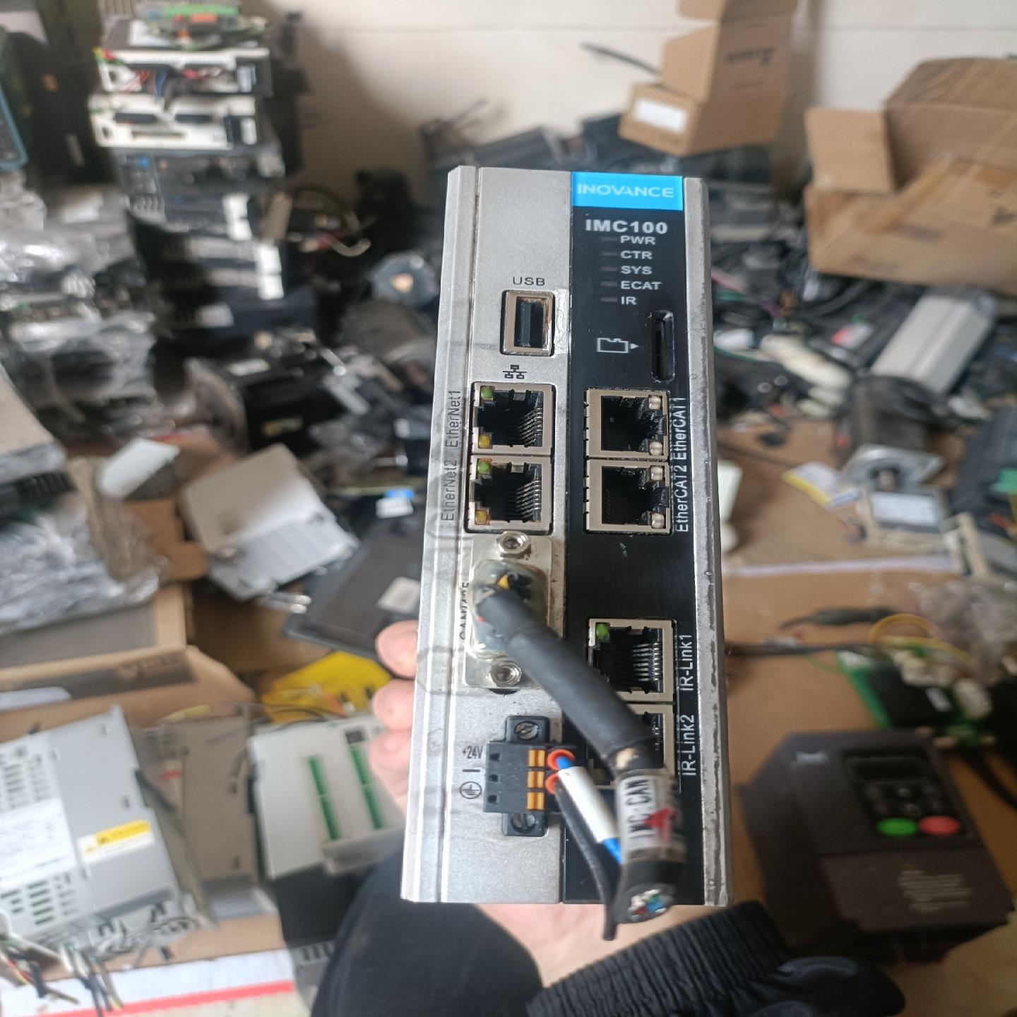 汇川机器人控制器IMC100R-E-X1拆机质量好的（耶耶电子）