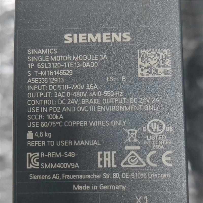 【汇生 】6SL3120-1TE13-0AA3【议价】