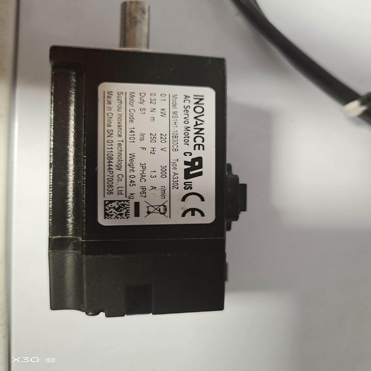 汇川电机MS1H1-10B30CB-A330Z      1（憨憨电子）