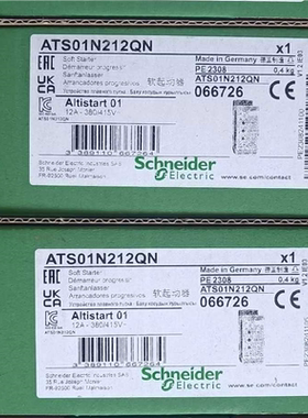 ATS01N212QN施耐德软启动器议价