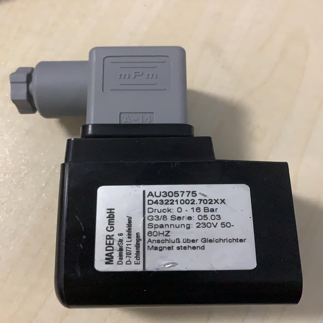 议~MADER GMBH线圈AU305775 D43221002