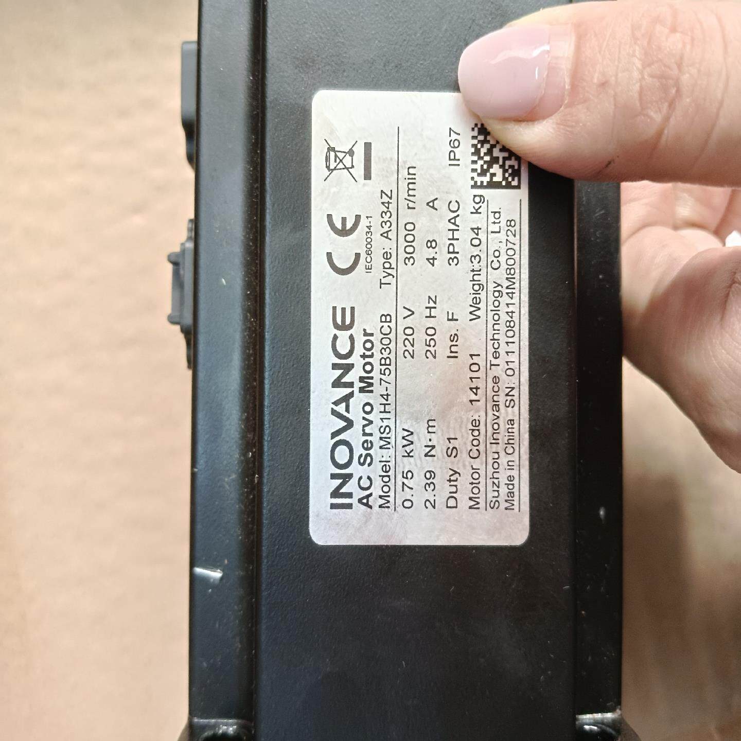 【汇生】汇川MS1H4-75B30CB-A334Z【议价】