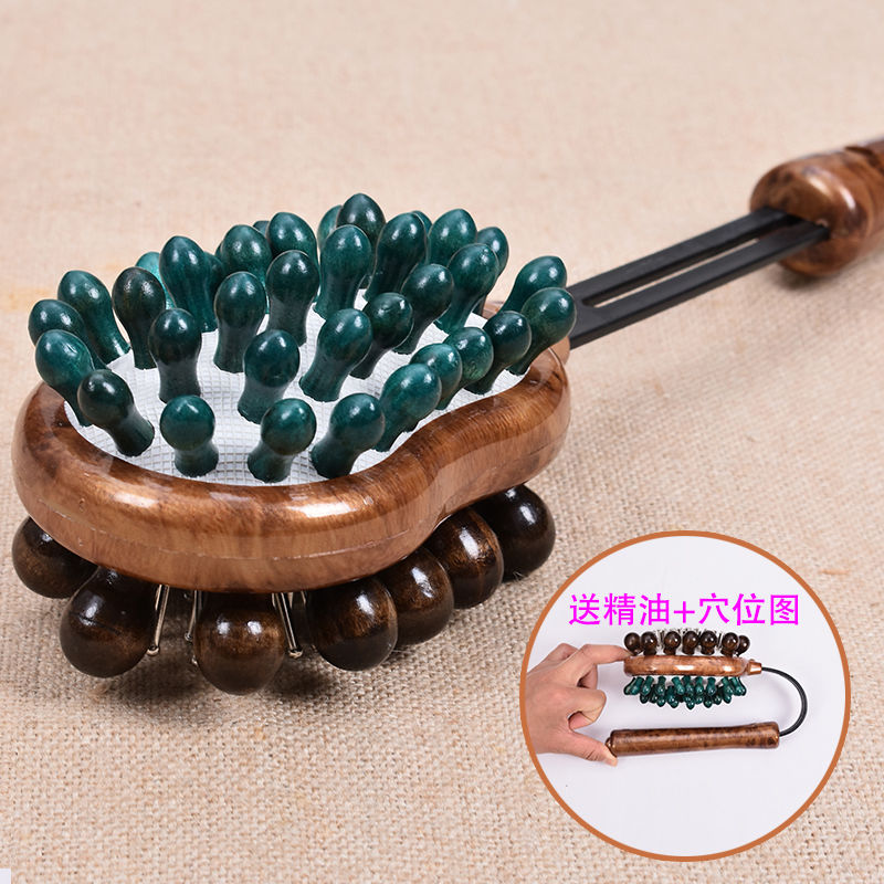 按摩锤子敲打捶木质经络锤按摩棒经络拍养生按摩器保健身锤敲背锤