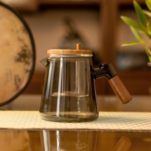 泡茶壶耐热玻璃加厚飘逸杯家用功夫茶具茶水分离