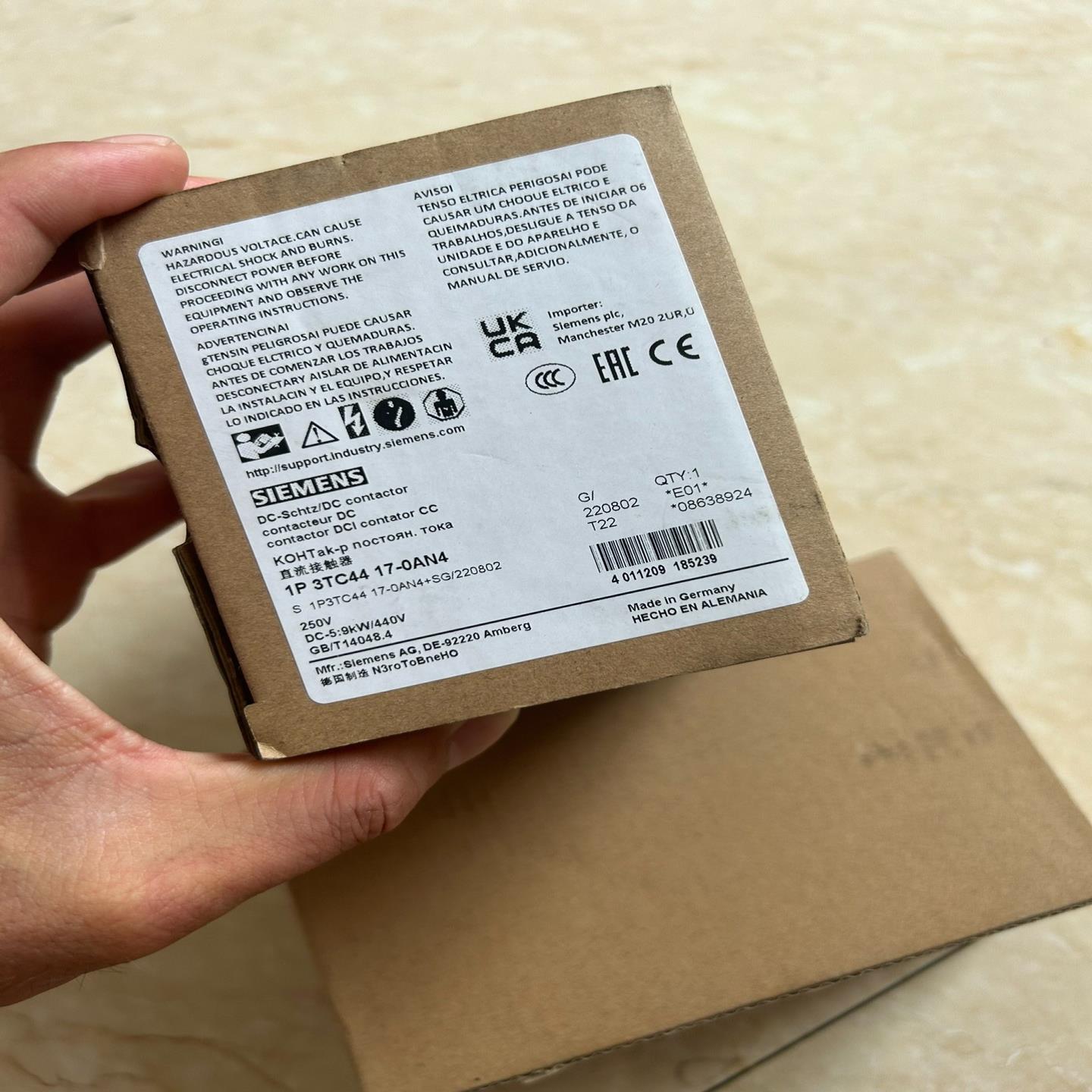 接触器3TC4417-0AN4（基数电子）