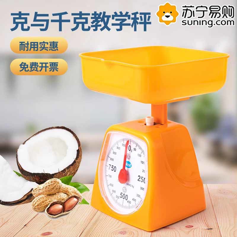 教学盘秤学生千克秤厨房称三年级学习小克称家用弹簧天平台称824