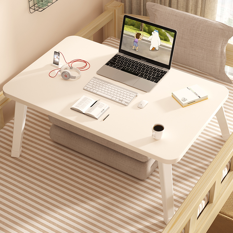 加大床上小桌子宿舍飘窗折叠桌学生书桌笔记本电脑懒人办公桌卧室