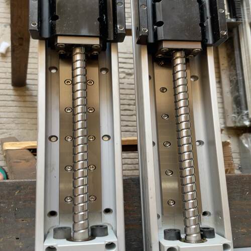 (议价)单轨滑台总长730mm行程500mm丝杆1510导轨宽42m