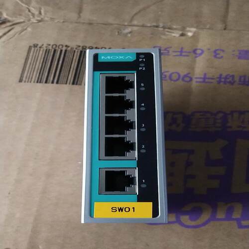 摩沙工业交换机EDS一205A成色如图（憨憨电子）