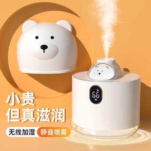 加湿器小型家用静音卧室内房间办公室桌面空气宿舍学生迷你可爱香