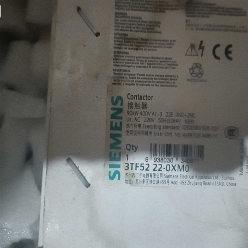 议~交流接触器3TF52 22-0XM0.电压220V