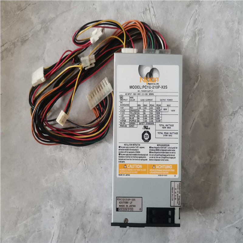 （仔仔配件）Nipron电源PC1U-210P-X2S，实物，工控拆机，
