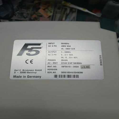 18F5A1G-34DA科比变频器，功能正常，包好，实物图片（耶耶电子）