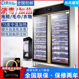 毛巾拖鞋消毒柜用酒店美容院双门单门大容量衣物热风循环紫外线