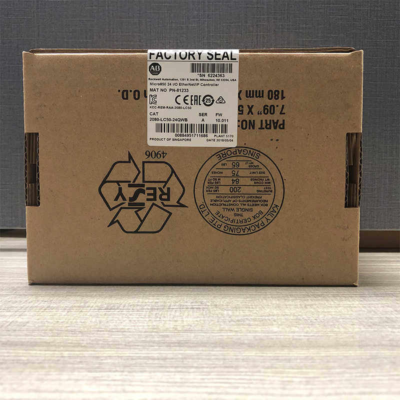 2080-LC50-24QWB 美国AB Micro850 PLC控制器 2080LC5024QWB 全新