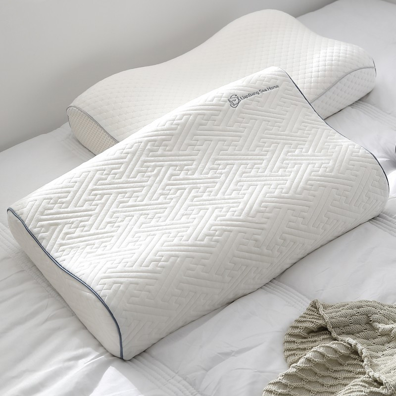 太空慢回弹零压记忆棉枕芯护颈椎牵引枕头宿舍助睡眠单人家用