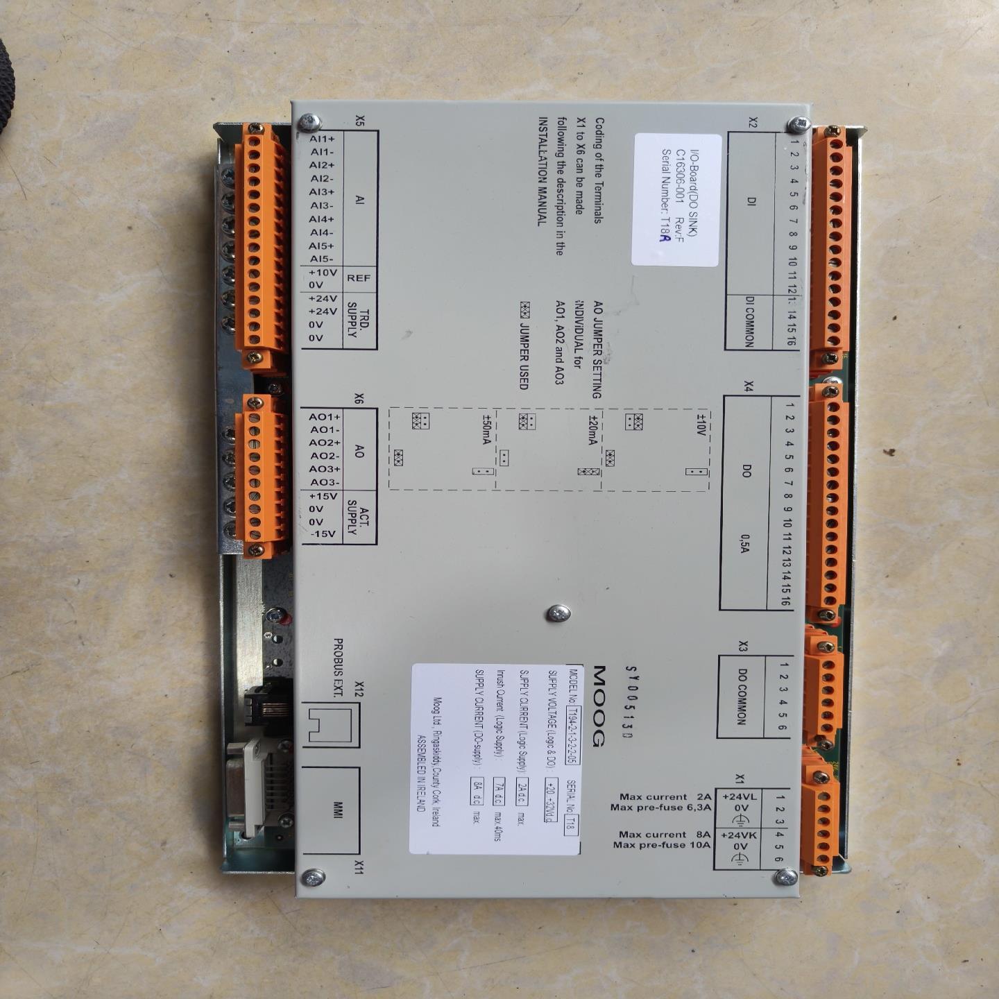 (议价)moog穆格T194-2-1-3-2-2-05,C16306