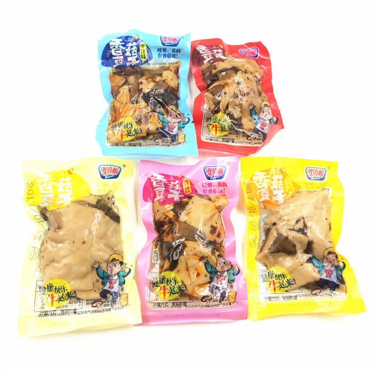 涨停板香菇豆干 8种口味供选独立小包称重一袋5斤约80包