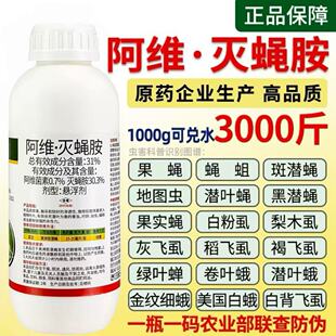 斑潜蝇专用药31%阿维菌素灭蝇胺果实蝇潜叶蛾果树蔬菜农药杀虫剂