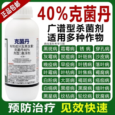 克菌丹杀菌剂白粉病炭疽病霜霉病黑斑病疫病锈病果树植物花卉农药