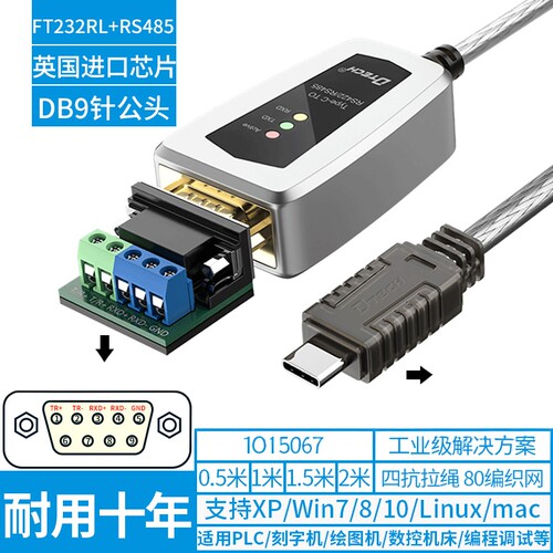 TYPE-C转485/422高性能双芯片