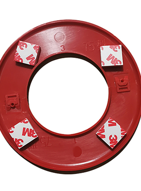 热销消火栓箱装饰盖消防柜椭圆形护口圈穿墙管道墙板红色消防管遮