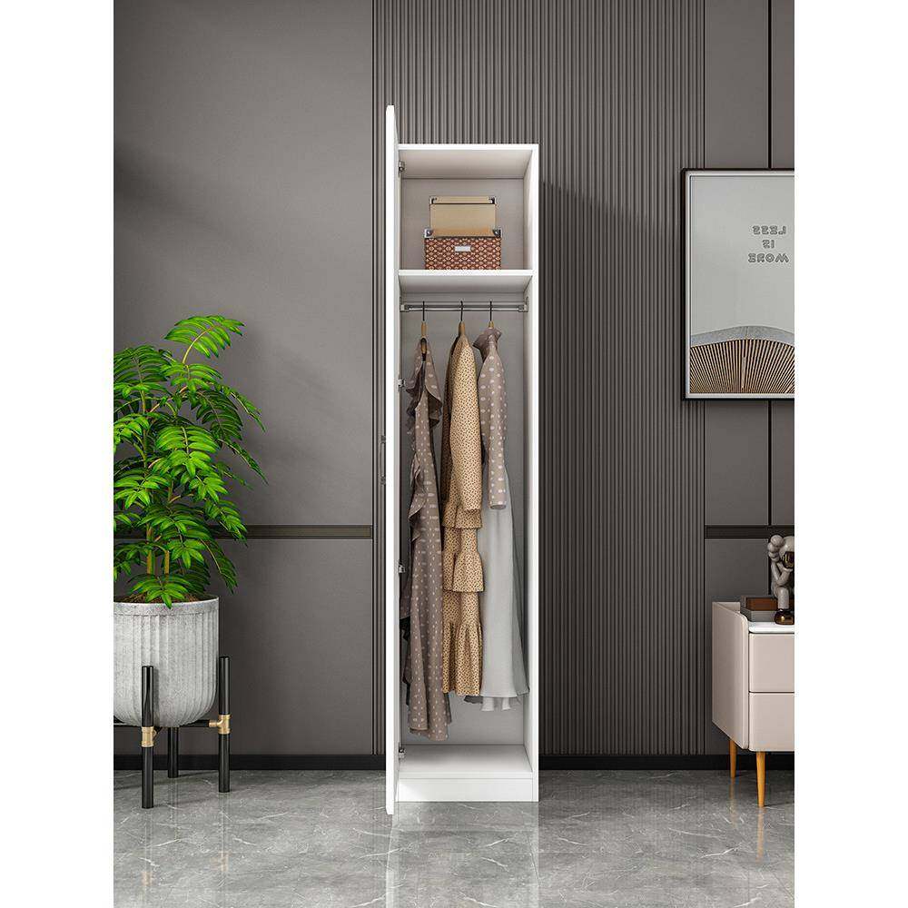 单门欧式小衣柜边柜立柜窄身柜现代简约阳台组合储物柜夹缝柜新品