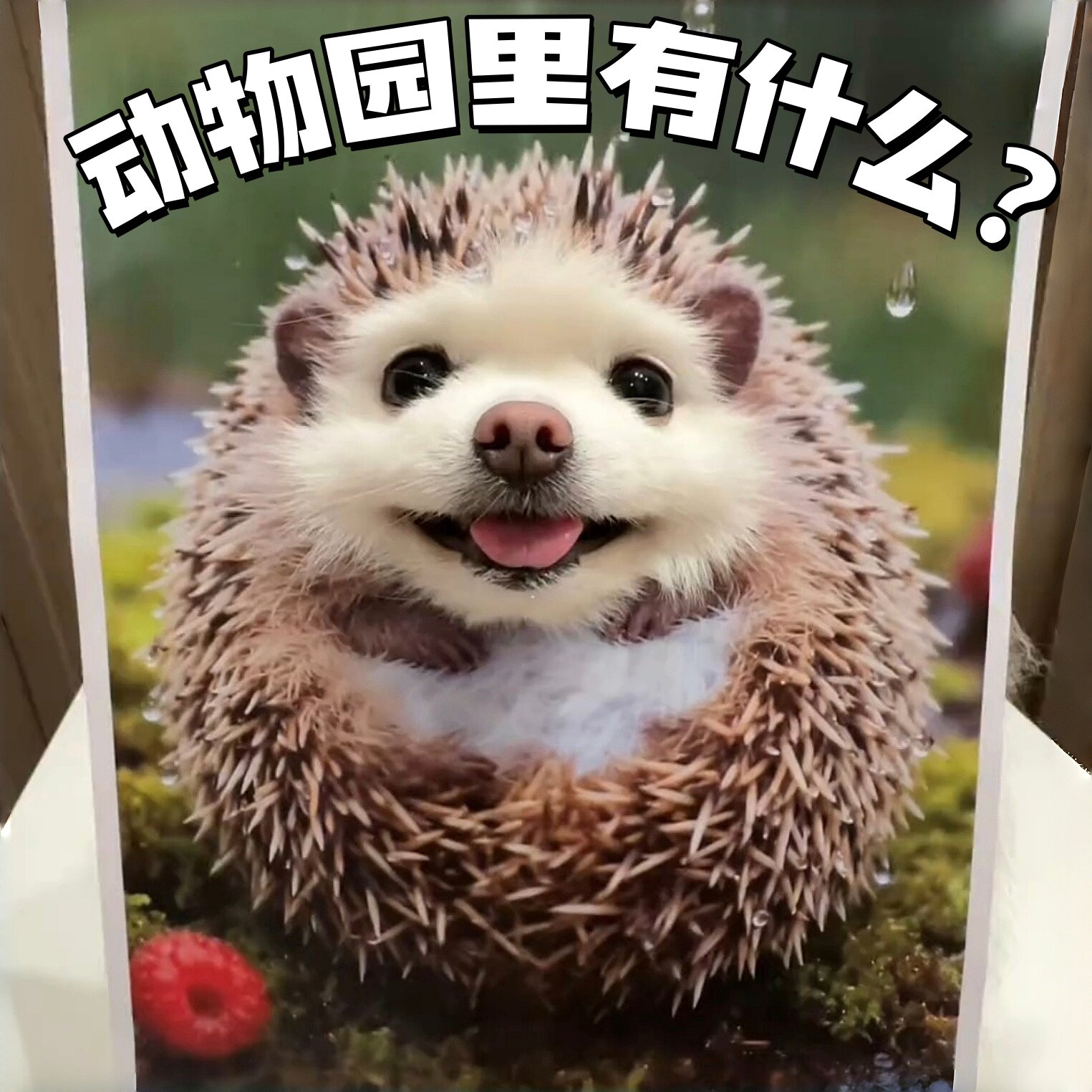 动物园里有什么?宠物cos万物头套抽象可爱整人道具狗狗装饰画框